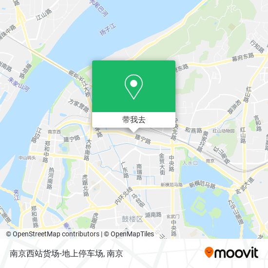 南京西站货场-地上停车场地图
