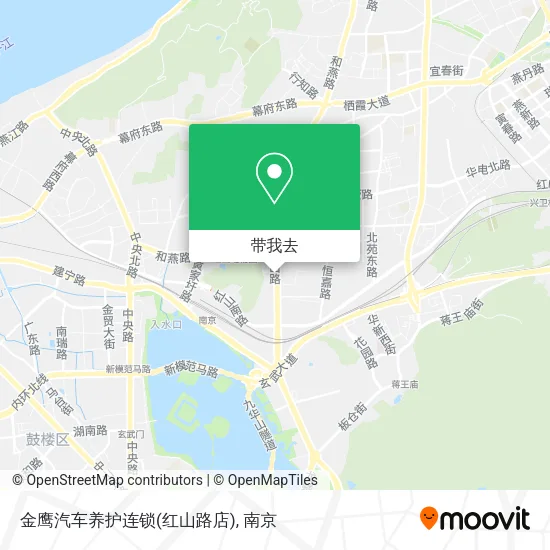金鹰汽车养护连锁(红山路店)地图