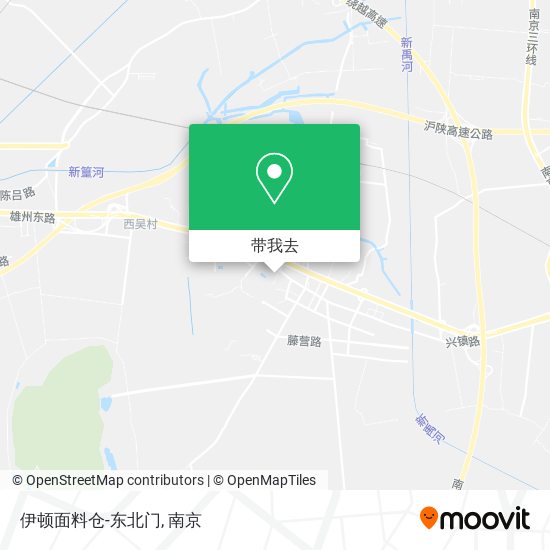 伊顿面料仓-东北门地图