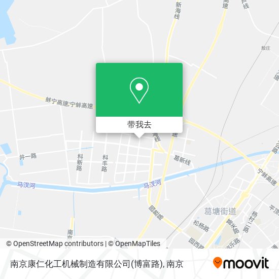 南京康仁化工机械制造有限公司(博富路)地图