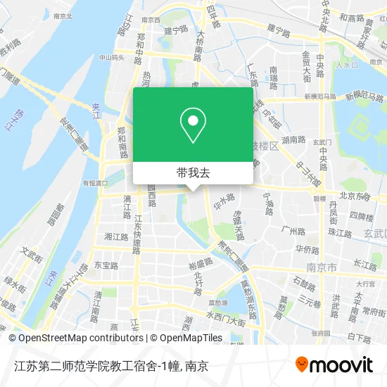 江苏第二师范学院教工宿舍-1幢地图