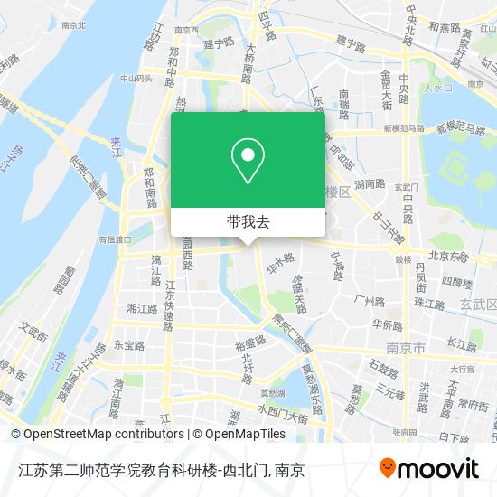 江苏第二师范学院教育科研楼-西北门地图