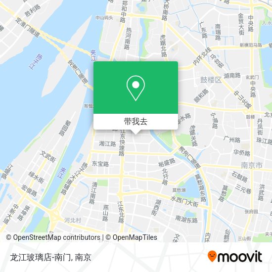 龙江玻璃店-南门地图