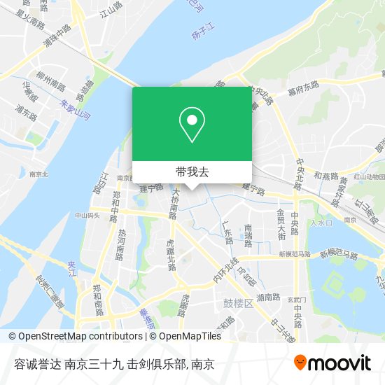 容诚誉达 南京三十九 击剑俱乐部地图