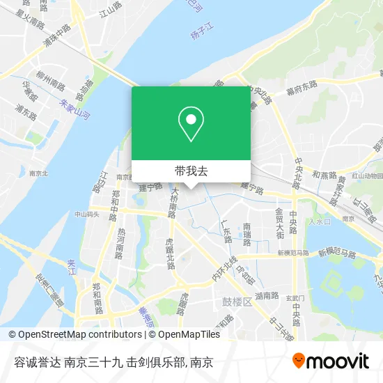 容诚誉达 南京三十九 击剑俱乐部地图