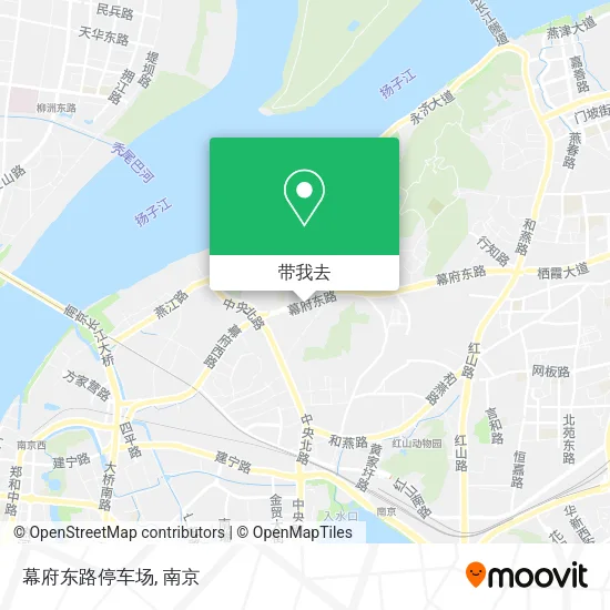 幕府东路停车场地图