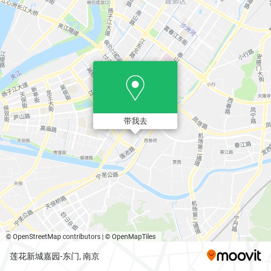 莲花新城嘉园-东门地图