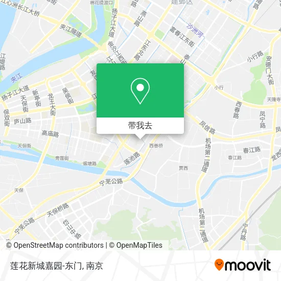 莲花新城嘉园-东门地图