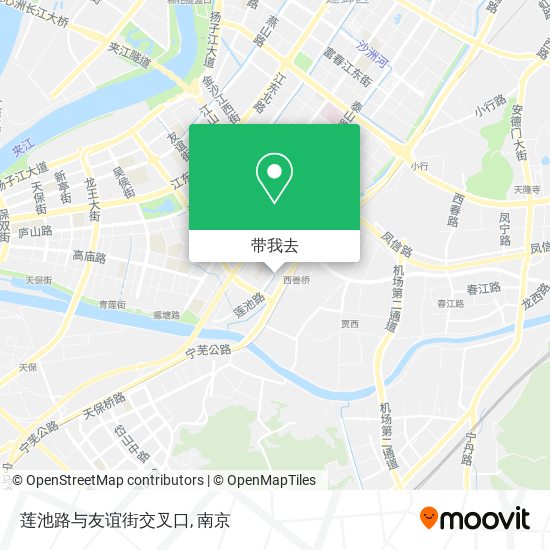莲池路与友谊街交叉口地图
