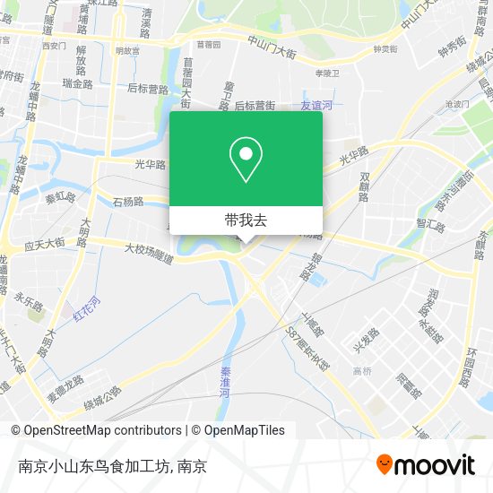 南京小山东鸟食加工坊地图