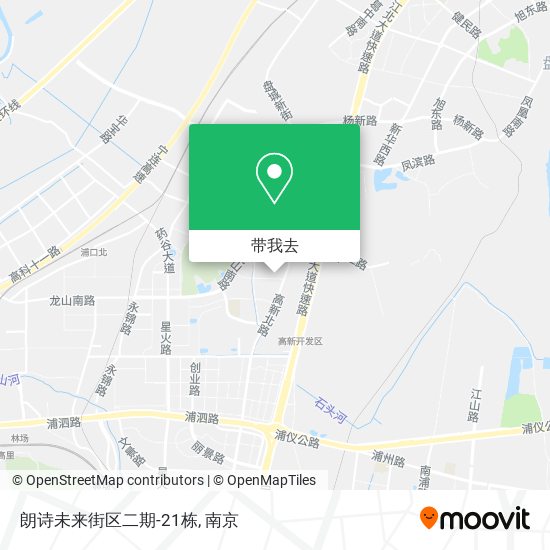 朗诗未来街区二期-21栋地图