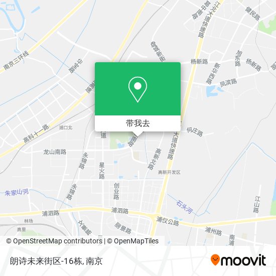 朗诗未来街区-16栋地图