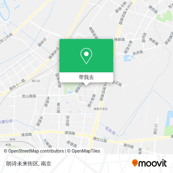 朗诗未来街区地图