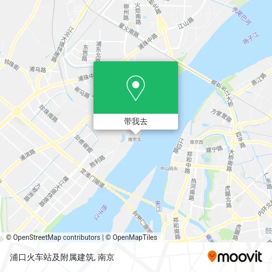 浦口火车站及附属建筑地图