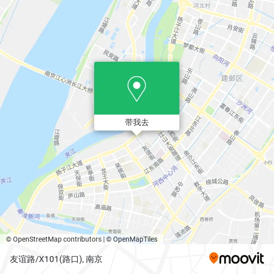 友谊路/X101(路口)地图