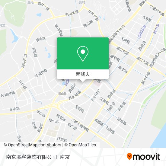 南京鹏客装饰有限公司地图