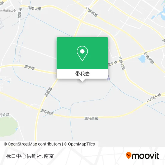 禄口中心供销社地图