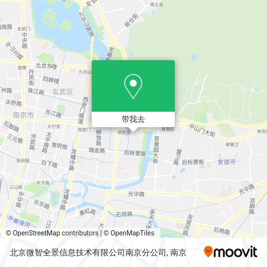 北京微智全景信息技术有限公司南京分公司地图