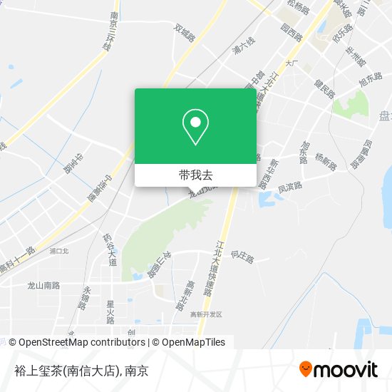 裕上玺茶(南信大店)地图