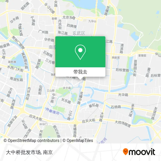大中桥批发市场地图
