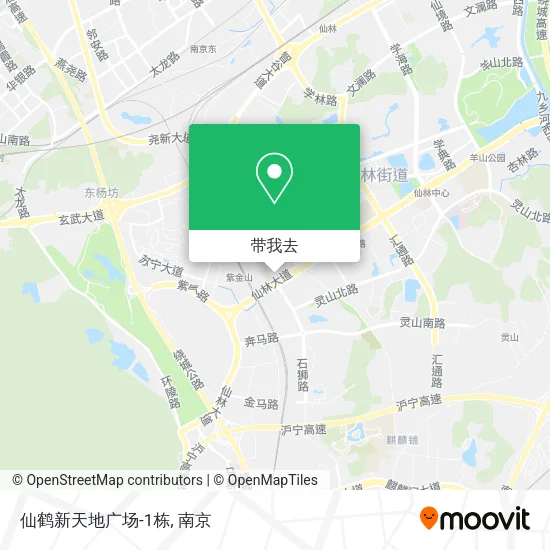 仙鹤新天地广场-1栋地图