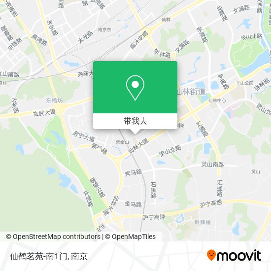 仙鹤茗苑-南1门地图