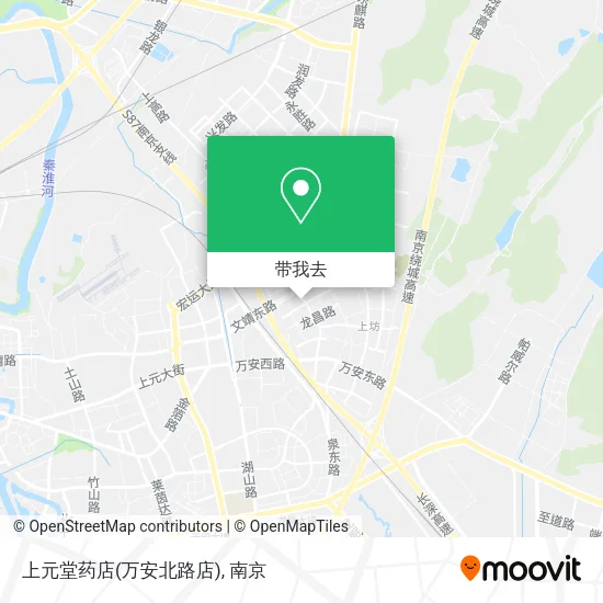 上元堂药店(万安北路店)地图