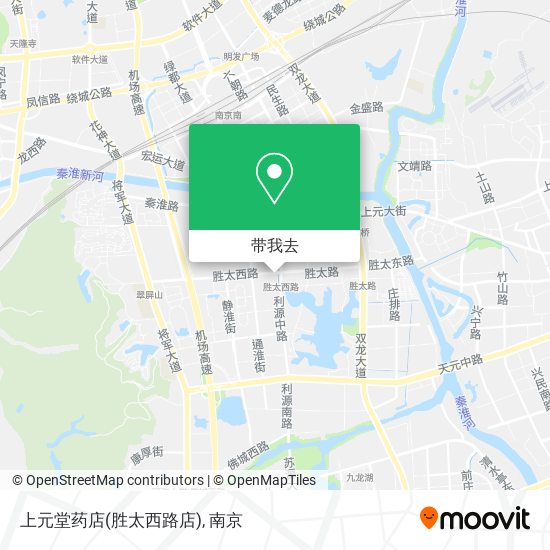 上元堂药店(胜太西路店)地图