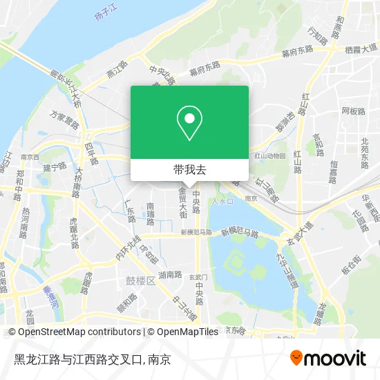 黑龙江路与江西路交叉口地图