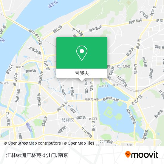汇林绿洲广林苑-北1门地图