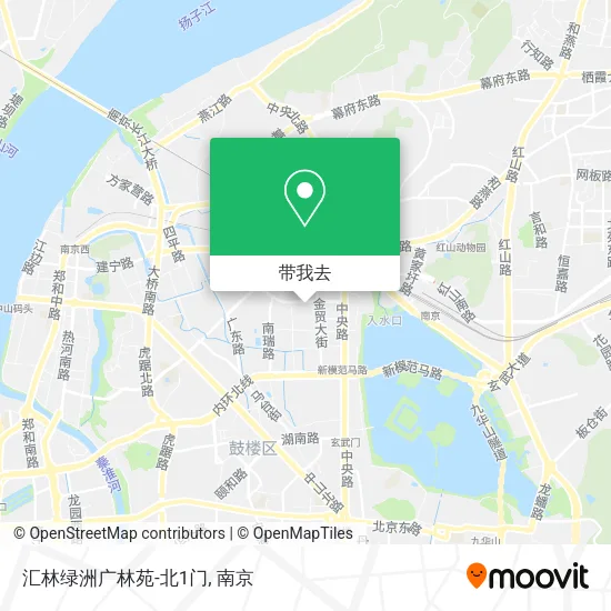 汇林绿洲广林苑-北1门地图