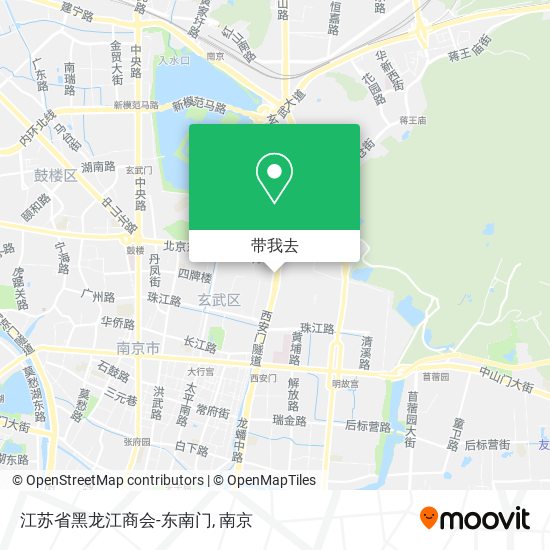江苏省黑龙江商会-东南门地图