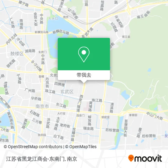 江苏省黑龙江商会-东南门地图
