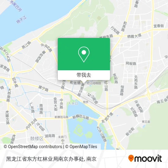 黑龙江省东方红林业局南京办事处地图