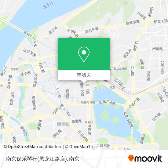 南京保乐琴行(黑龙江路店)地图