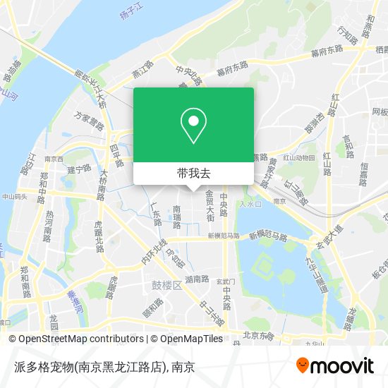 派多格宠物(南京黑龙江路店)地图
