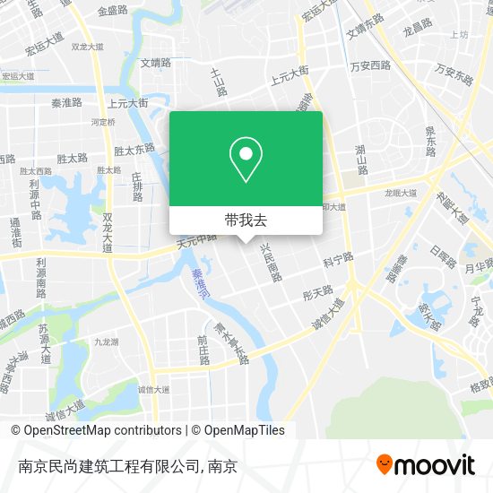 南京民尚建筑工程有限公司地图