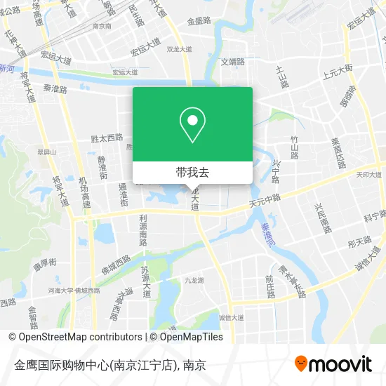 金鹰国际购物中心(南京江宁店)地图