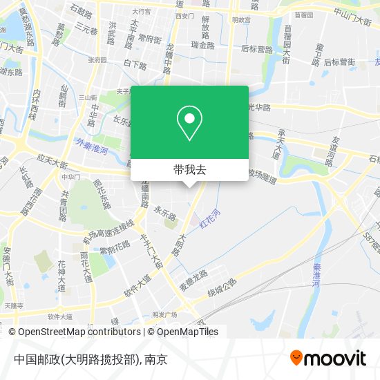 中国邮政(大明路揽投部)地图