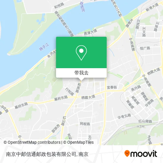 南京中邮信通邮政包装有限公司地图