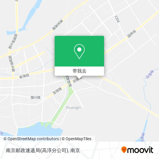 南京邮政速递局(高淳分公司)地图