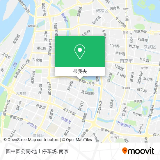 圆中圆公寓-地上停车场地图