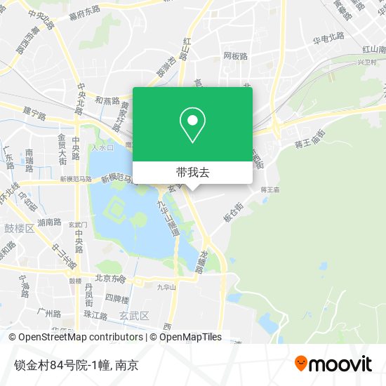 锁金村84号院-1幢地图