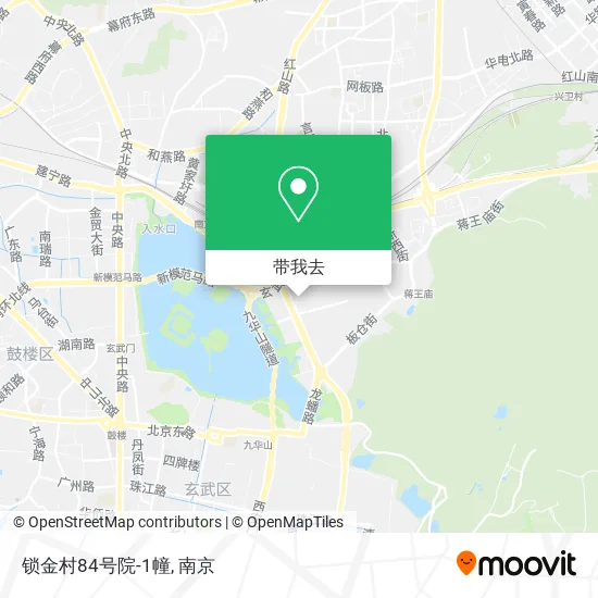 锁金村84号院-1幢地图