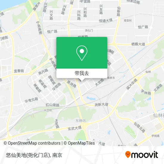 悠仙美地(尧化门店)地图