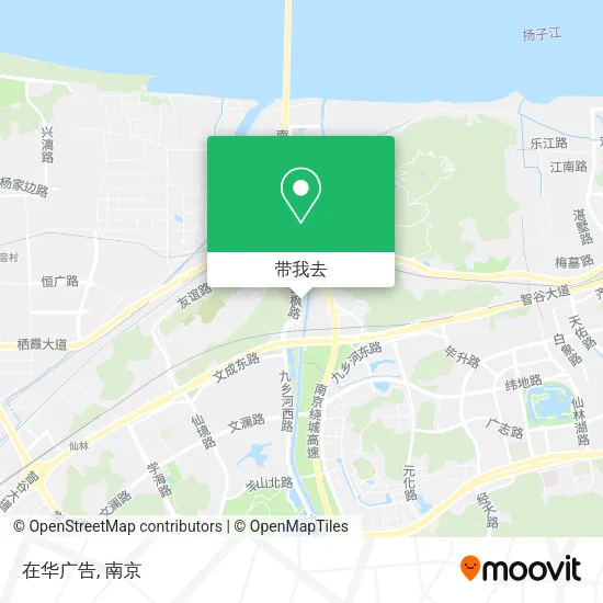 在华广告地图