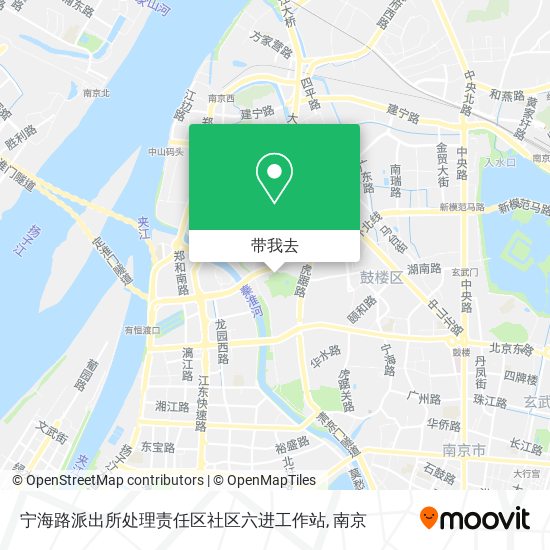 宁海路派出所处理责任区社区六进工作站地图