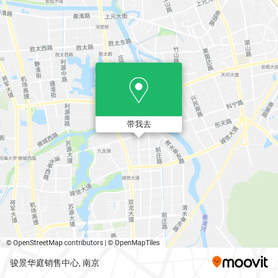 骏景华庭销售中心地图