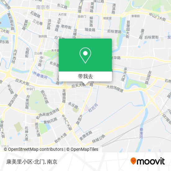 康美里小区-北门地图