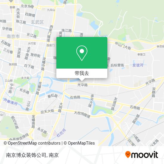南京博众装饰公司地图